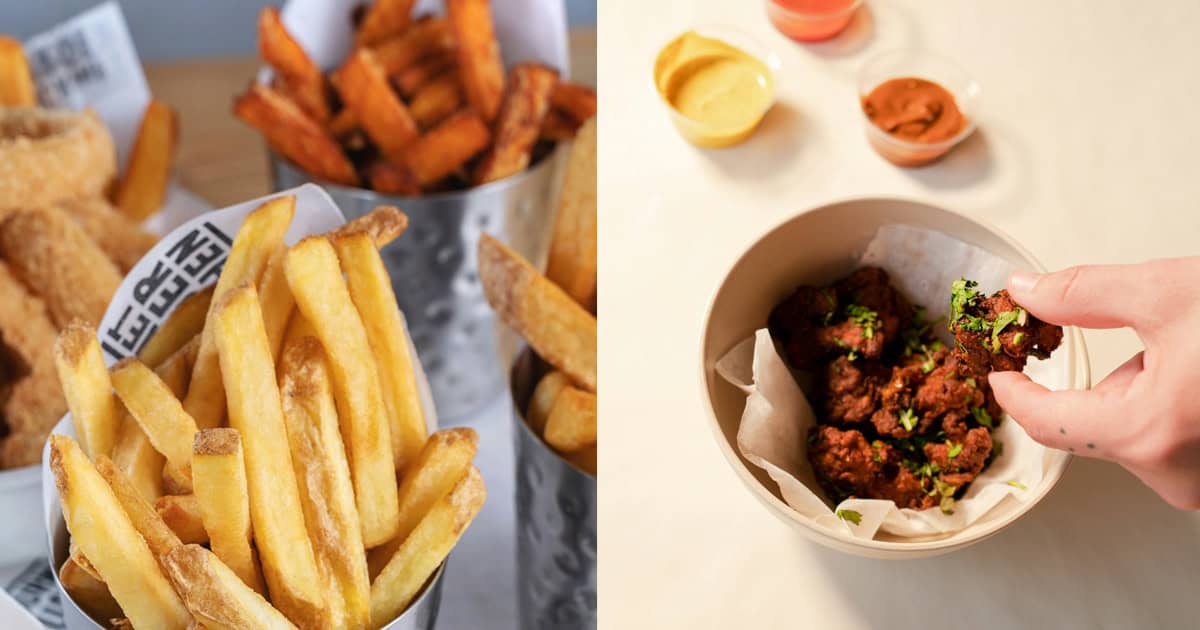 Best Beach Club in Singapore - Truffle Fries & Popcorn Chicken
