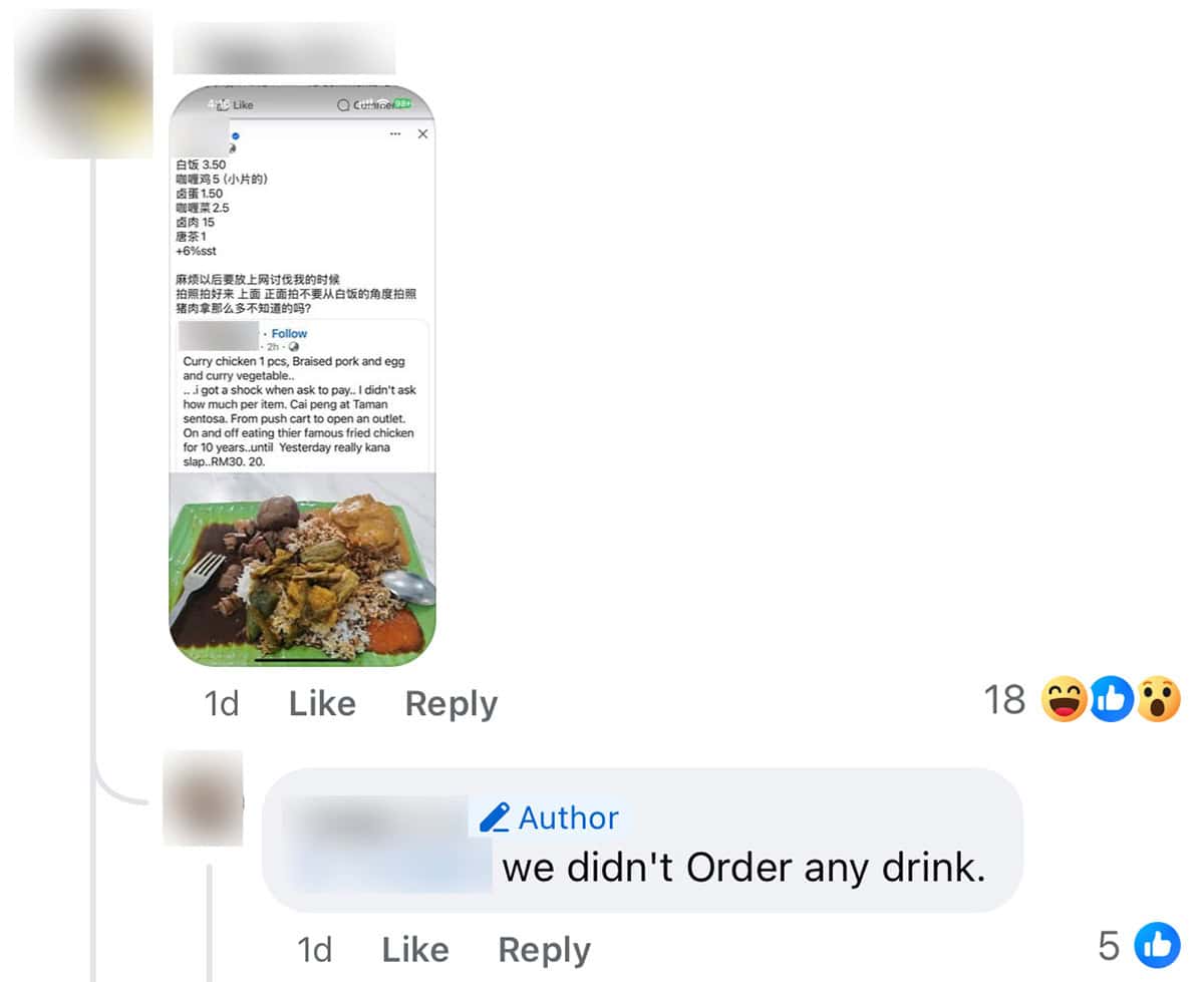 sentosacurrymixedrice4 Sentosa Curry Mixed Rice - Customer's reply