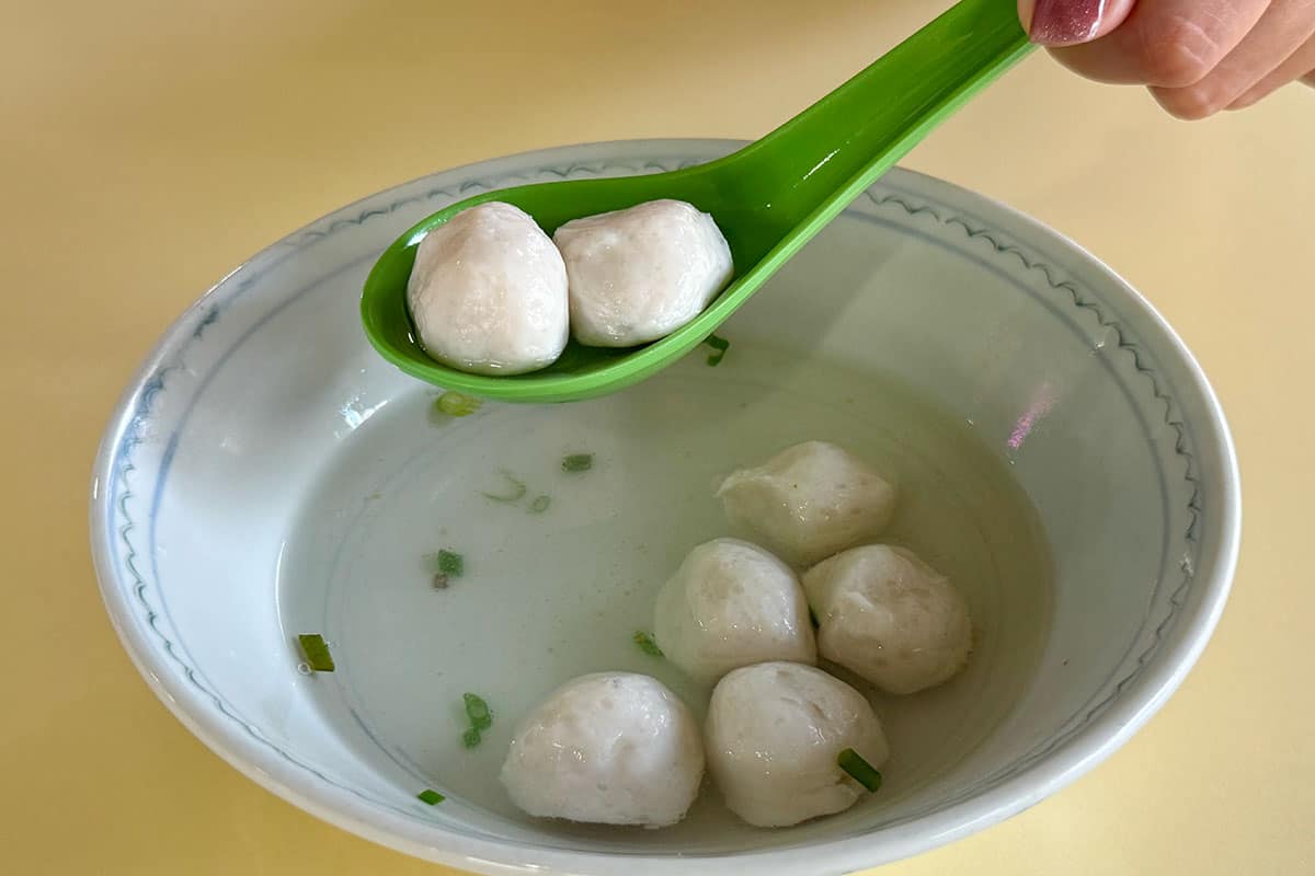 hong yong - fishball soup
