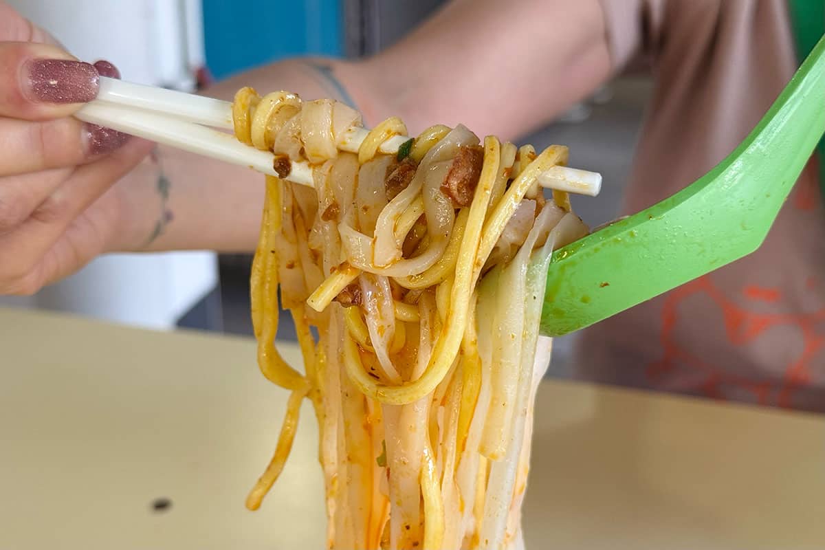 hong yong - noodle close up