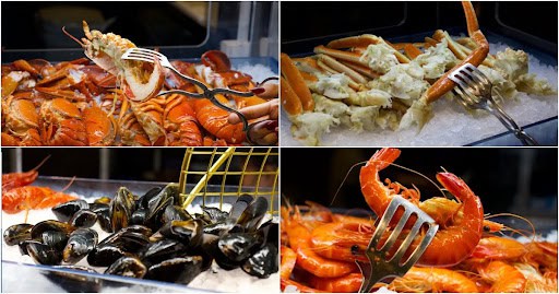 lobsterfest - array of seafood on ice