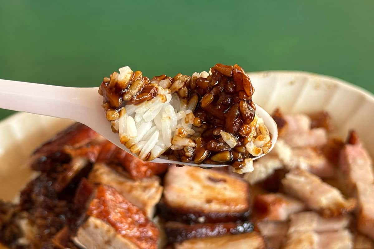 maxwell roast meat showdown - fu shun rice