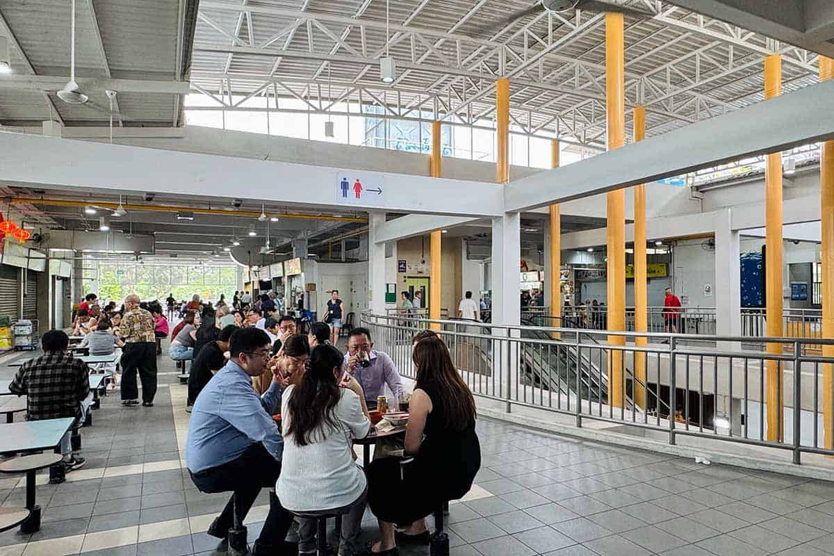 mei ling market & food centre - interior