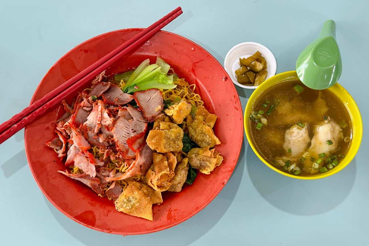 mei ling market & food centre - mei ling street wanton noodle food