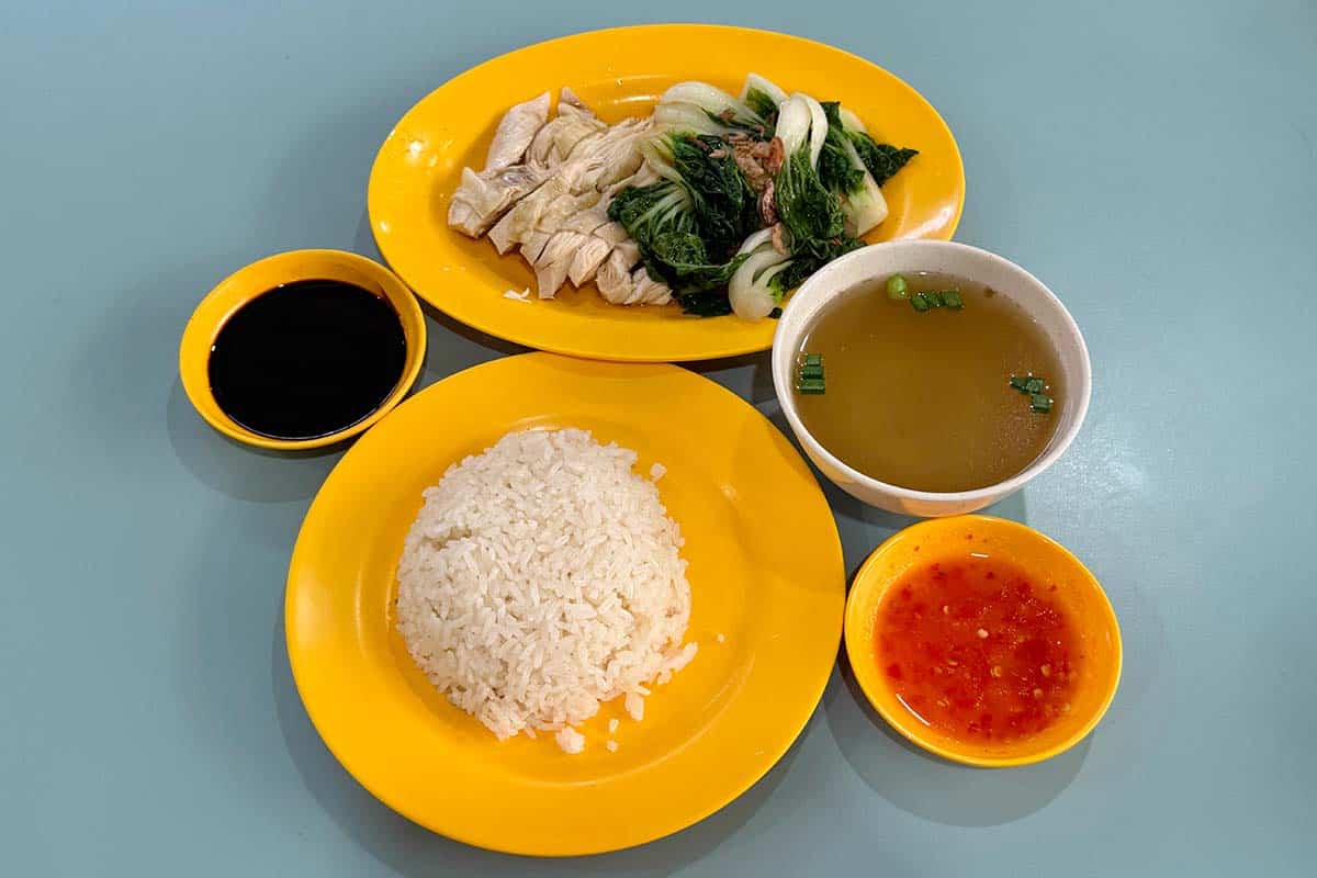 mei ling market & food centre - sin kee famous chicken rice food