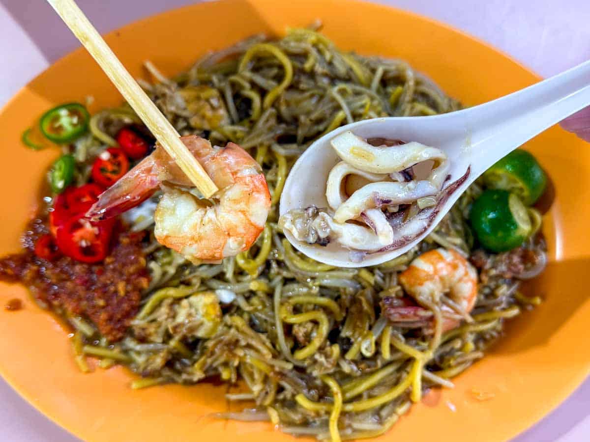 singapore fried hokkien mee 5 singapore fried hokkien mee - seafood