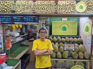 13 honest durian stalls - Uncle Sam Durian, Exterior of stall