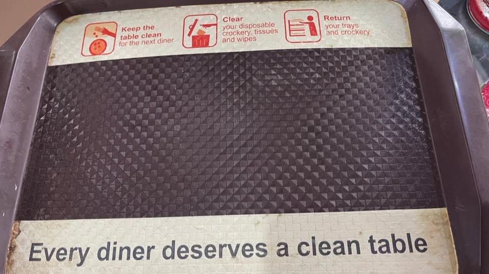 tray incident - tray