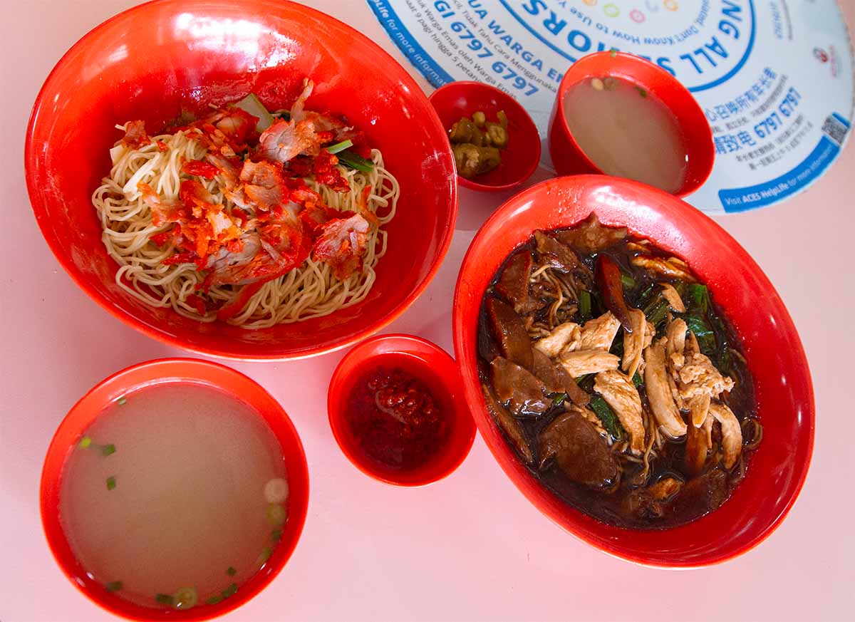 Xing Ji Wanton Mee all dishes
