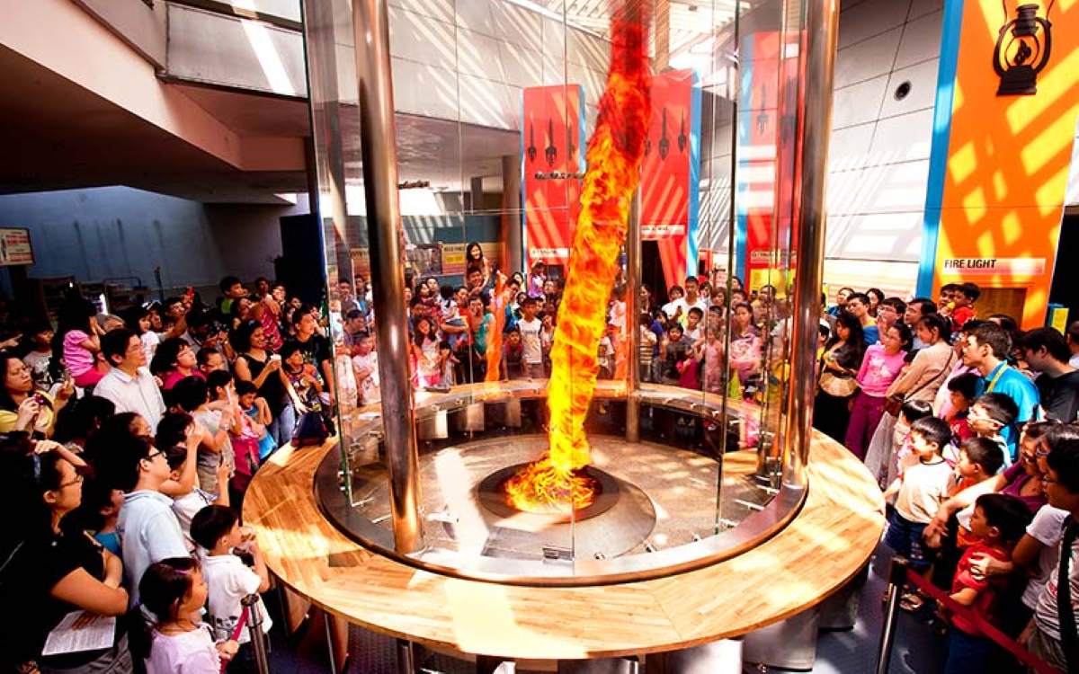 What to Do in Aug - Fire Tornado at Science Centre What to Do in Aug - Fire Tornado at Science Centre