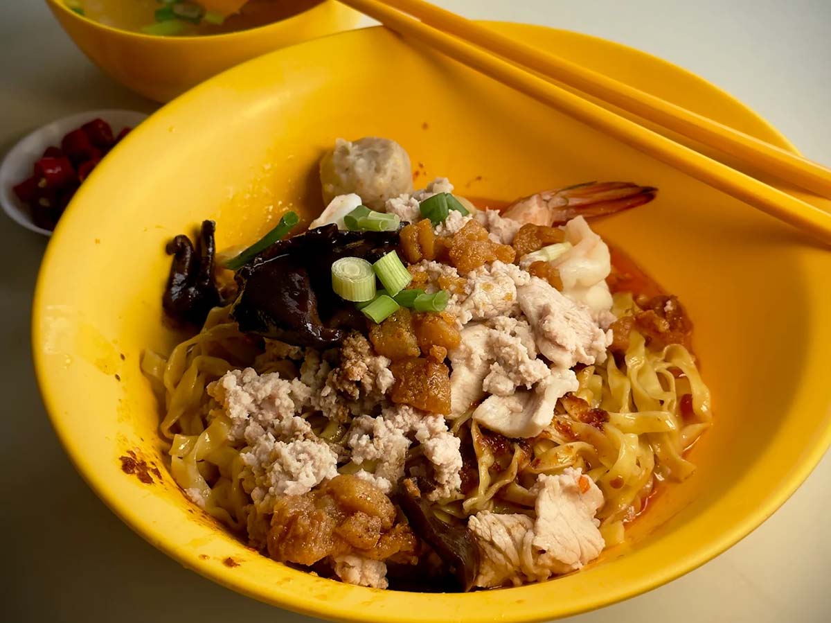 havelock road cooked food centre 7 havelock road cooked food centre - Authentic Teochew Tradition Mushroom Minced Meat Noodle BCM