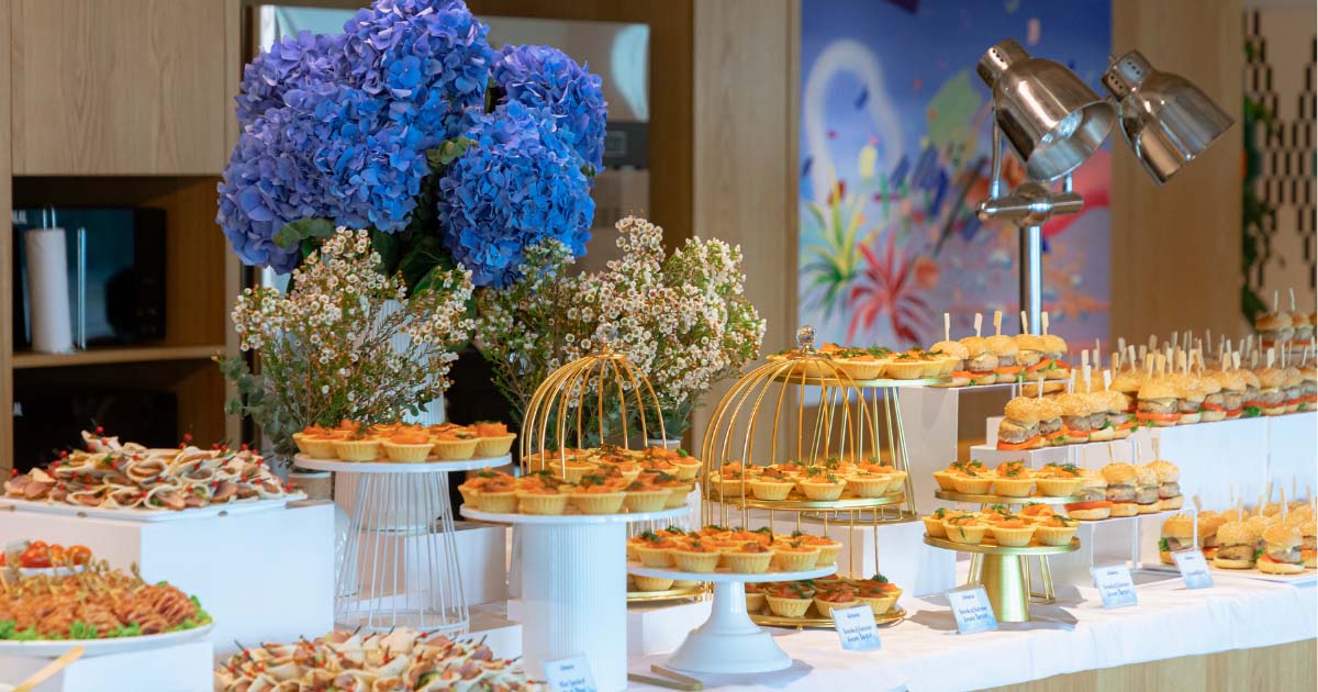 best canapes - the plattering co. setup
