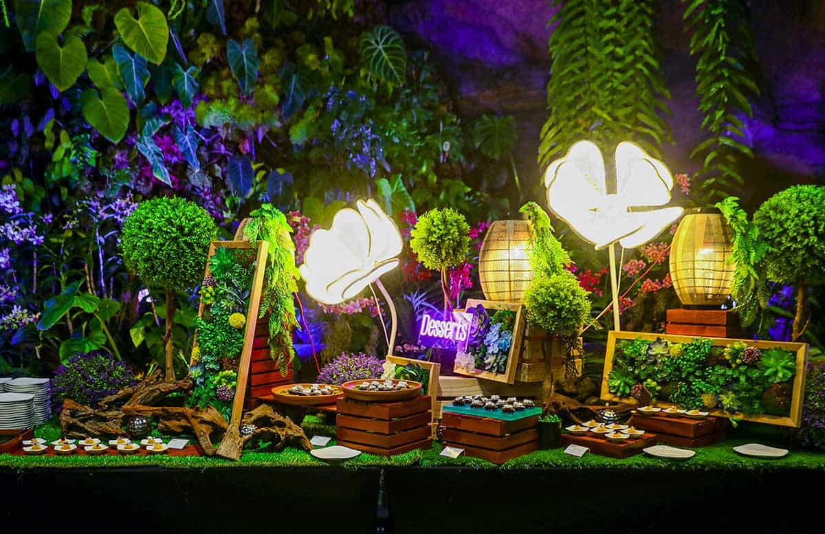 best canapes - purple sage canapes setup