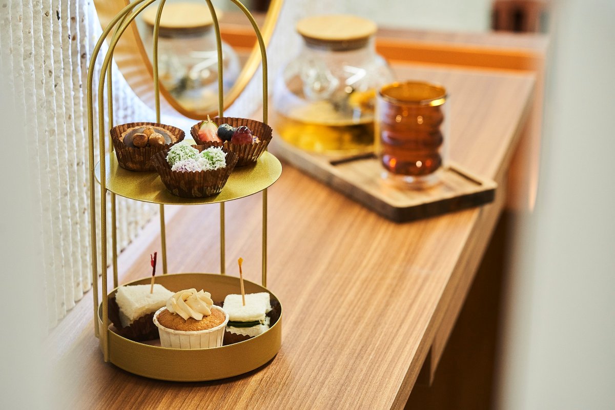 Chez Vous: Private Space Hair Salon -Complimentary Mini High Tea Set Upon Request for Service Bundles Only