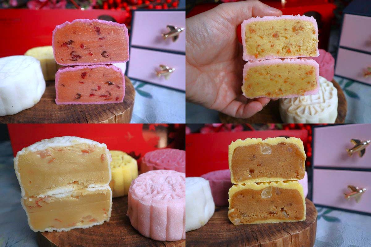 mooncake 2025 - crowne plaza snowskin filling