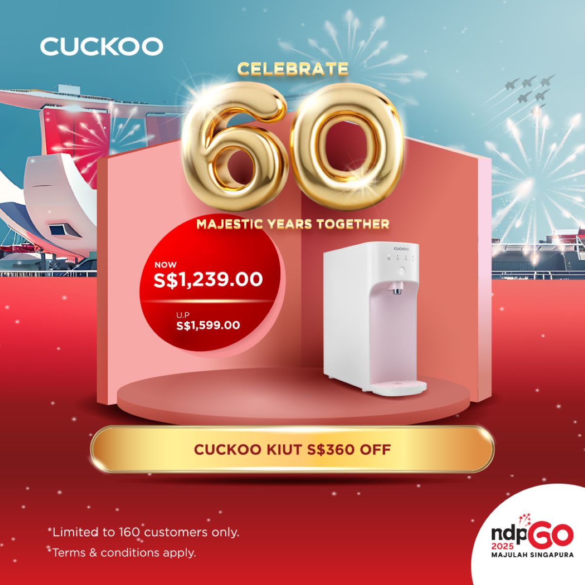 Best SG60 Lifestyle Deals - Cuckoo