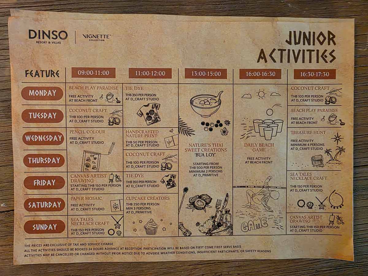 Dinso Resort - kids activities Dinso Resort - kids activities