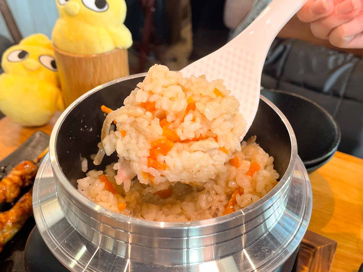 vivocity - torikizoku kamameshi chicken and rice