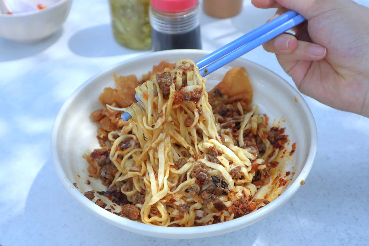 restoran may shaw - noodles closeup