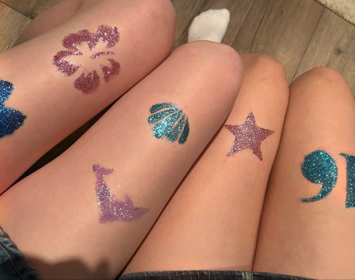Mermaid Tales glitter tattoos