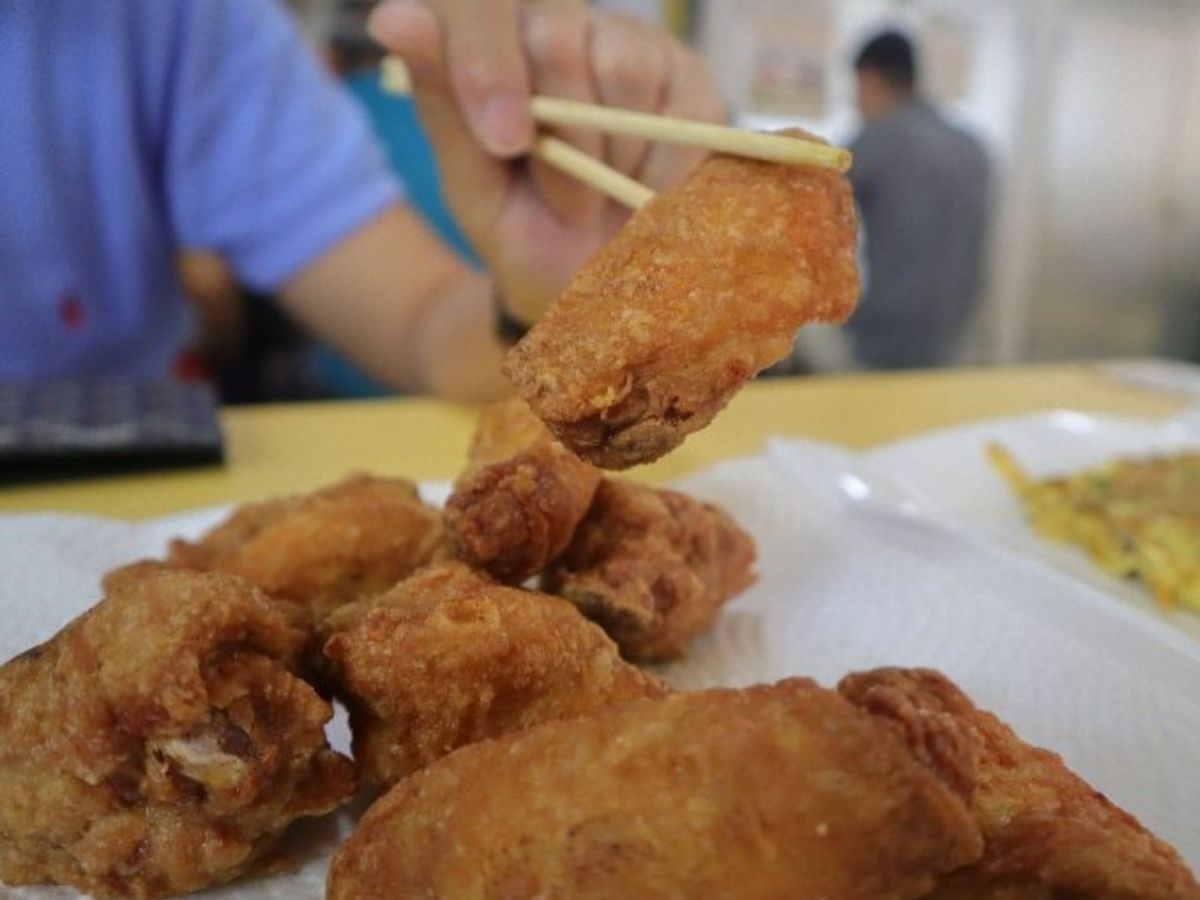 Poh Preserved Veg Hor Fun - prawn paste chicken
