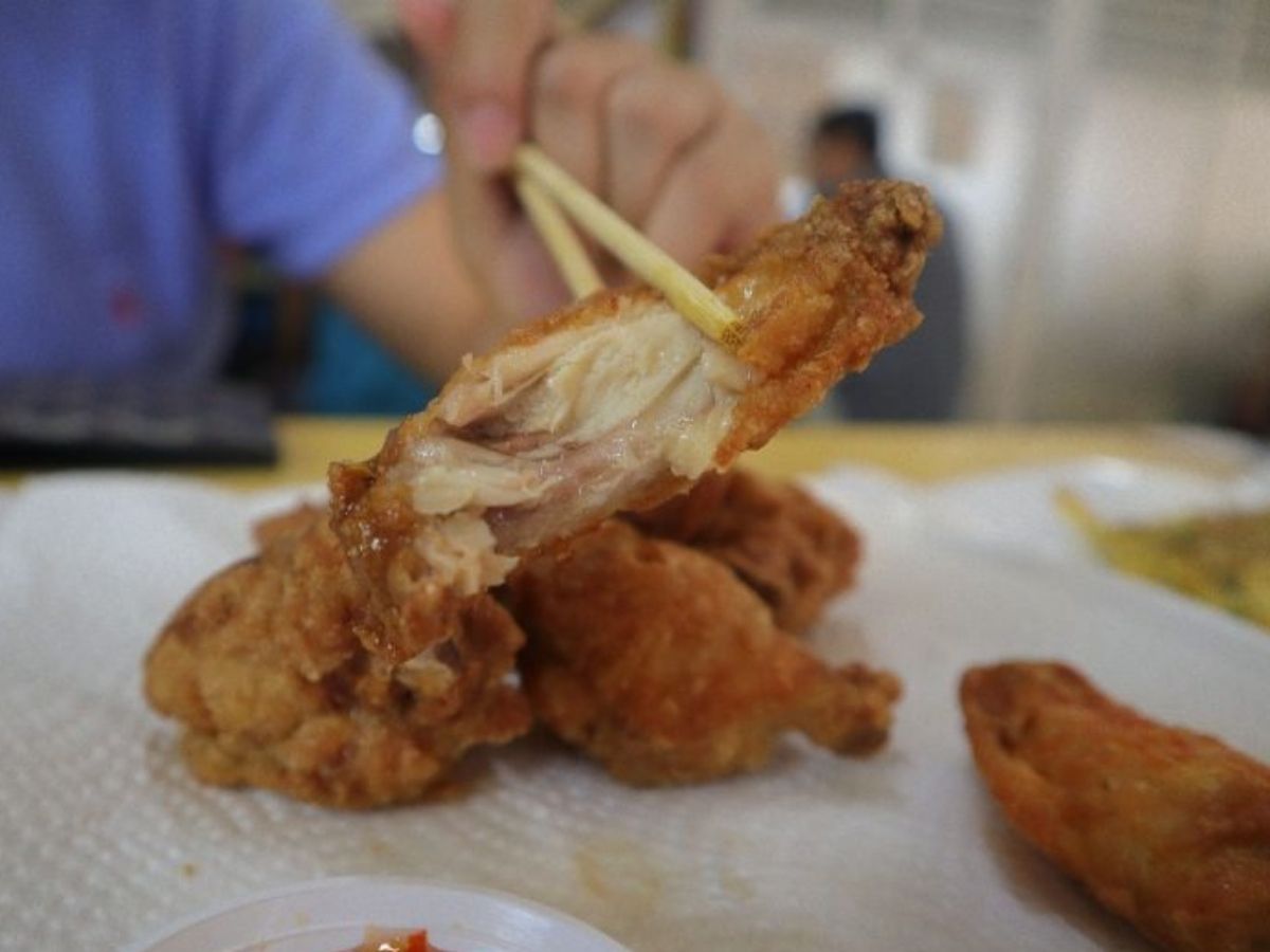 Poh Preserved Veg Hor Fun - prawn paste chicken