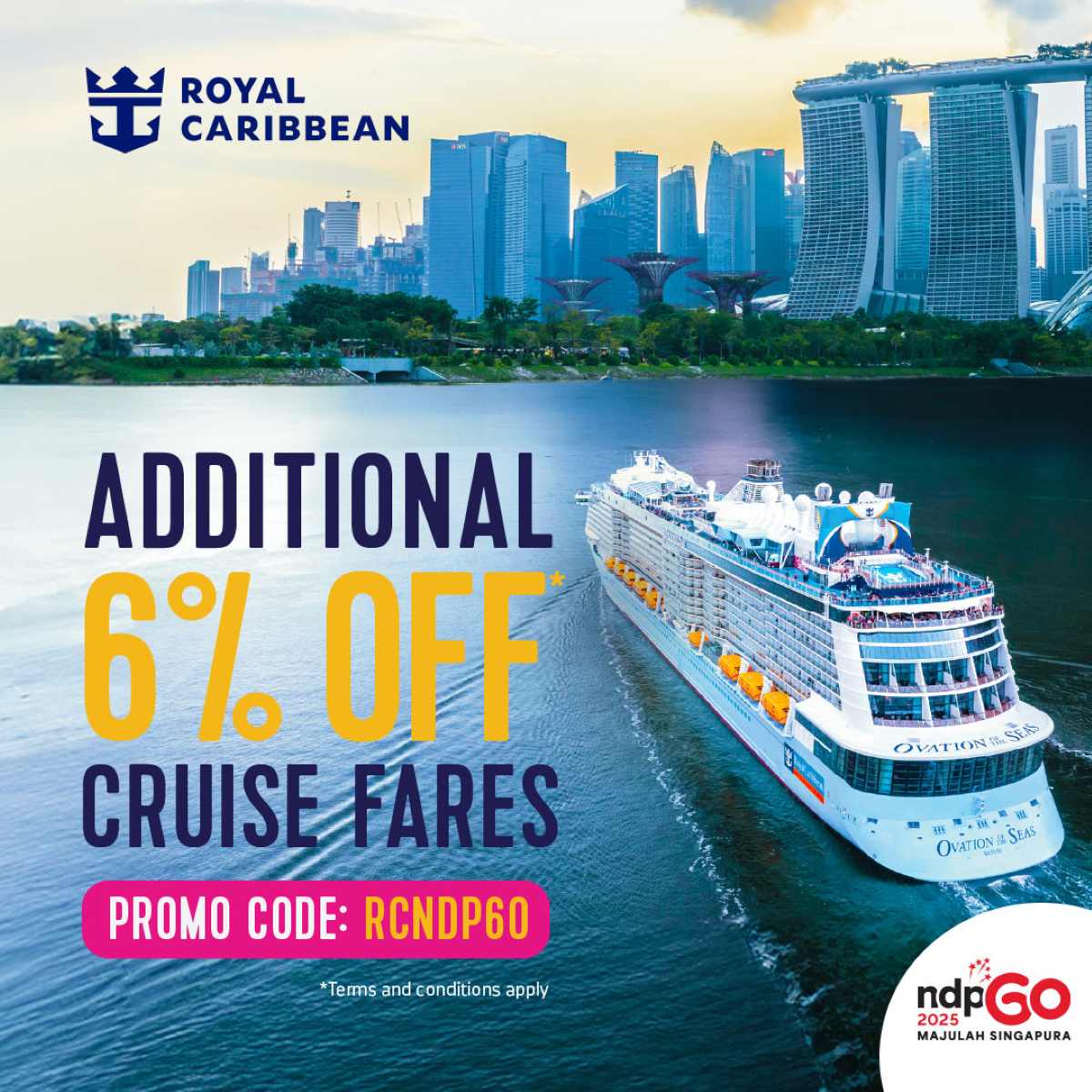 Best SG60 Lifestyle Deal - Royal Caribbean