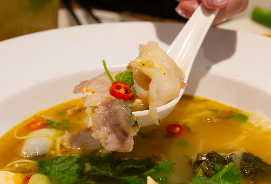 raffles city food guide - ju xing fish Sauerkraut Fish Soup