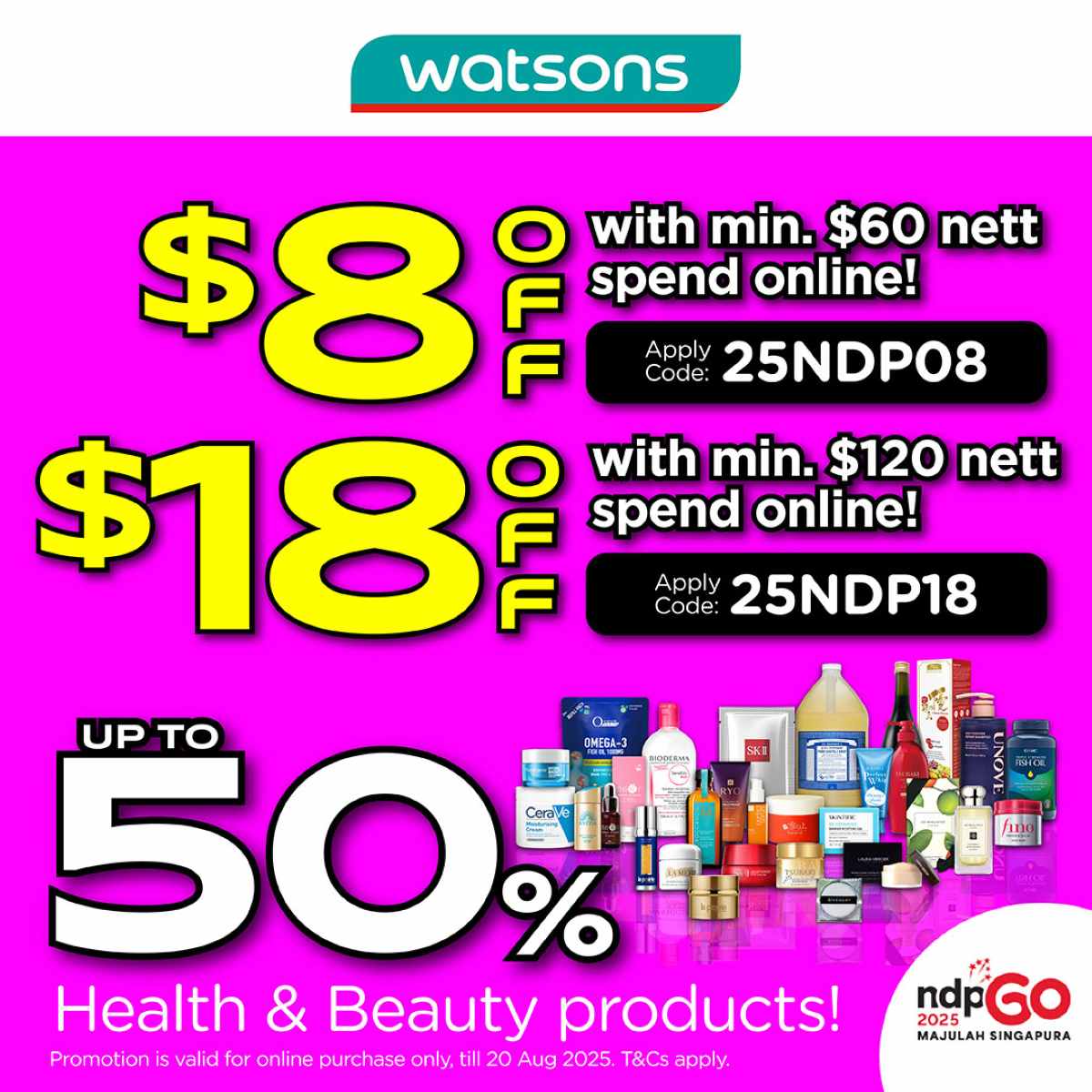 SG60 Lifestyle Deals - Watsons