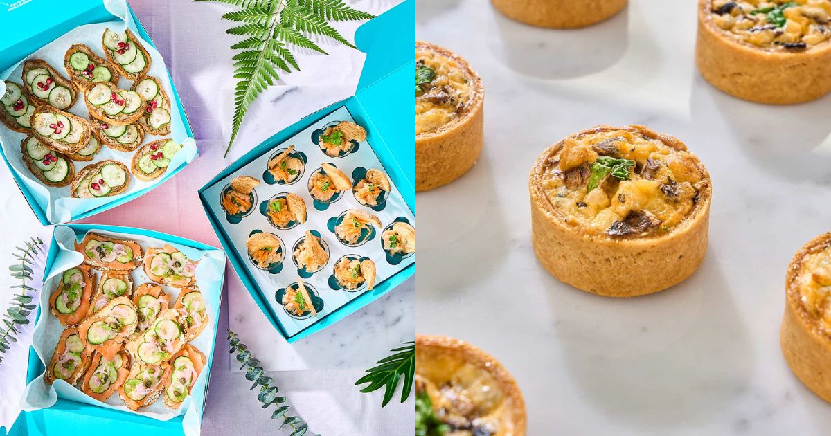 best canapes - all things delicious canape boxes & quiches