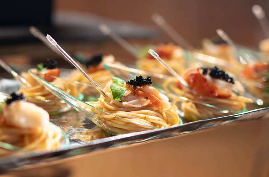 best canapes - stamford catering capellini
