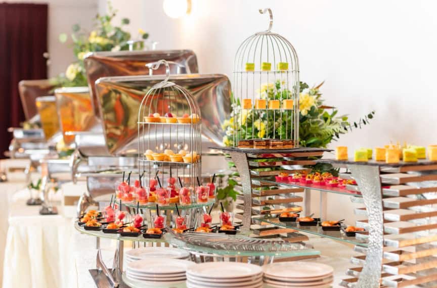 best canapes - stamford catering spread