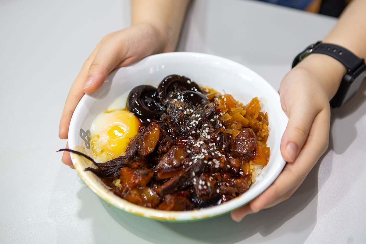 braissers rice bowl - braised pork jowl rice bowl