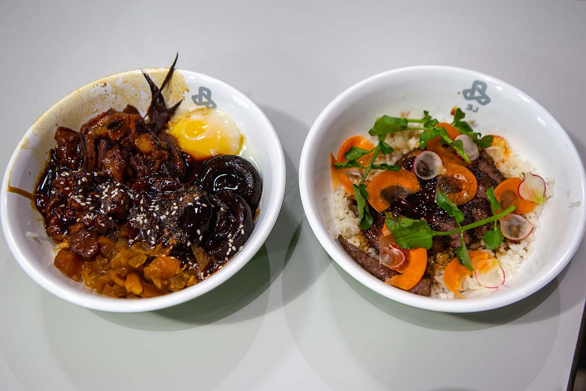 braissers rice bowl - overview of food
