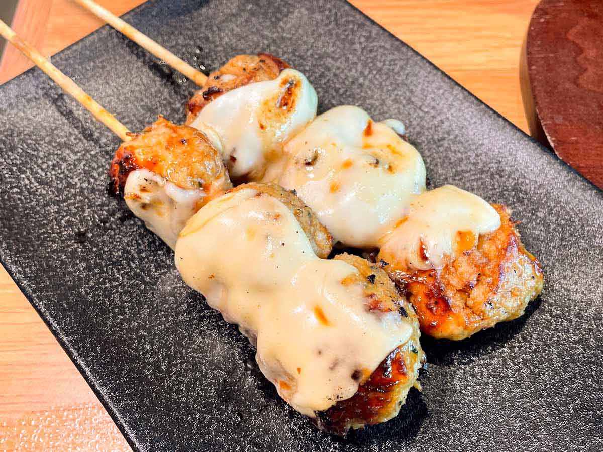 vivocity - torikizoku chicken meatball with cheese