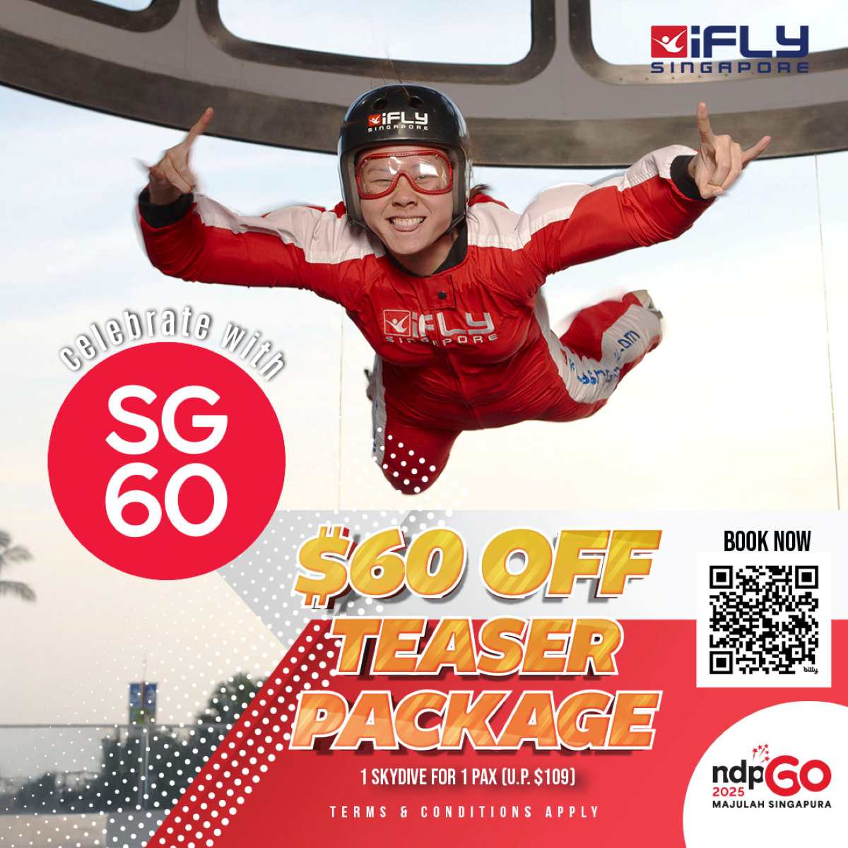 SG60 Lifestyle Deals - iFly Singapore