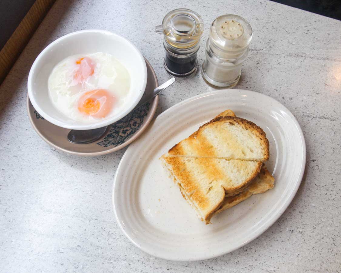 local house - kaya toast & eggs