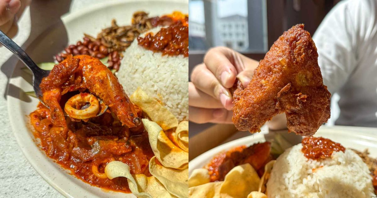 local house - jumbo nasi lemak ingredients
