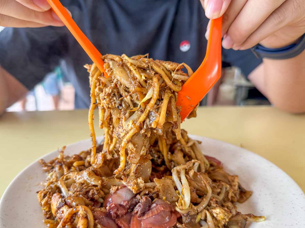 meng kee fried kway teow - char kway teow noodles
