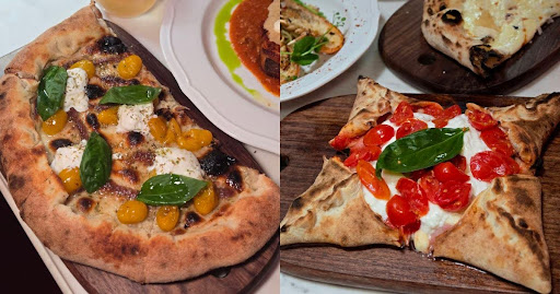 pizza - honey and burrata pizzas
