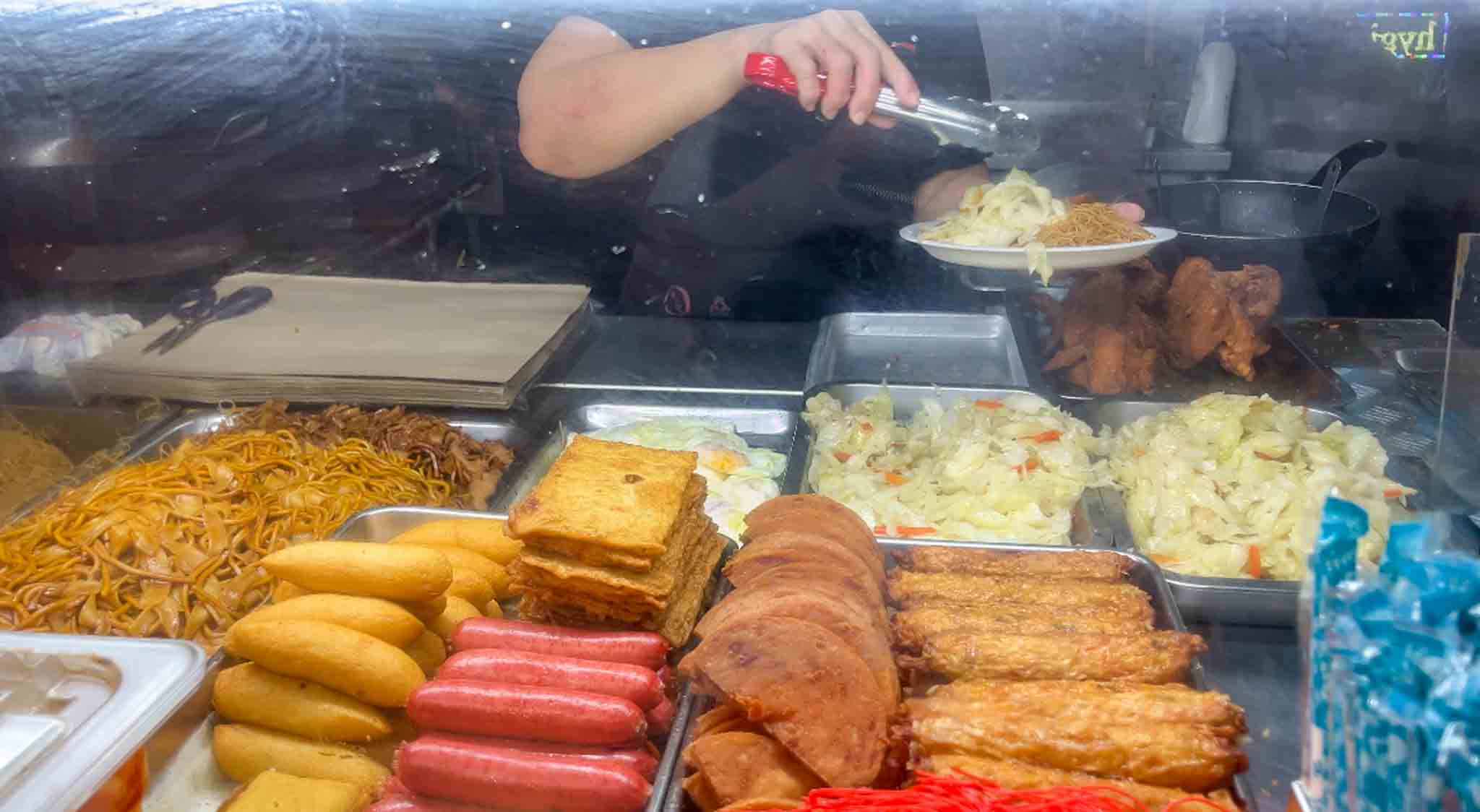 redhill food centre - yan fried bee hoon ingredients