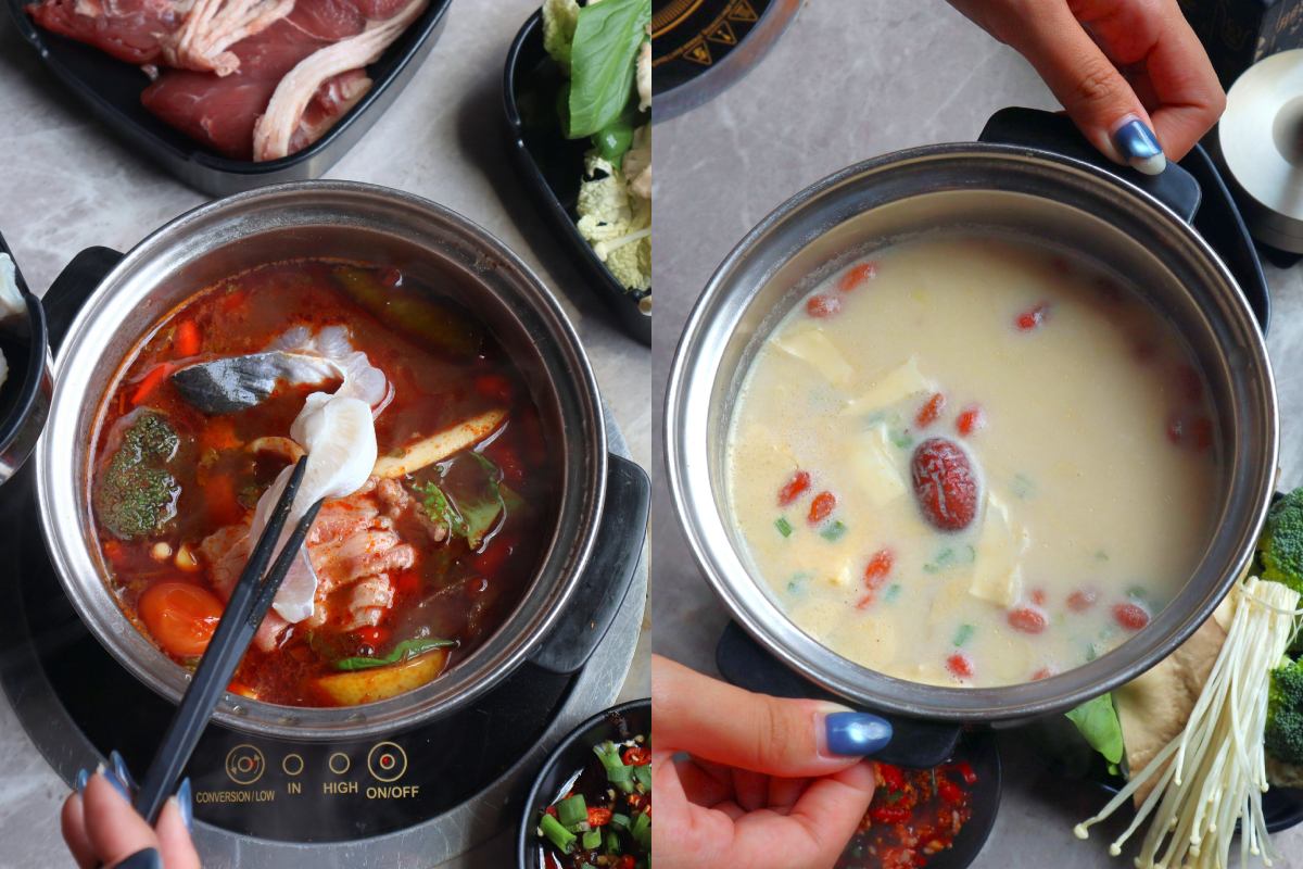 hotpot places singapore - soup bases