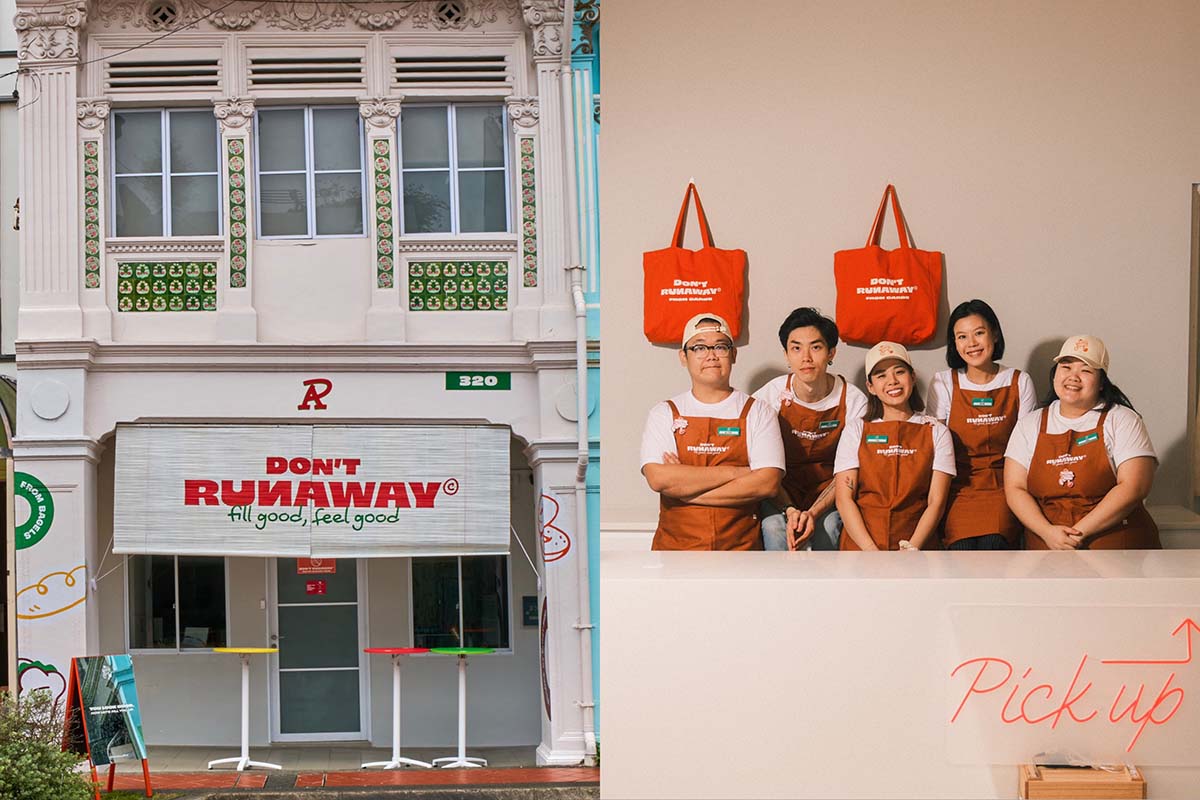 Don’t Runaway pop-up - Storefront & team