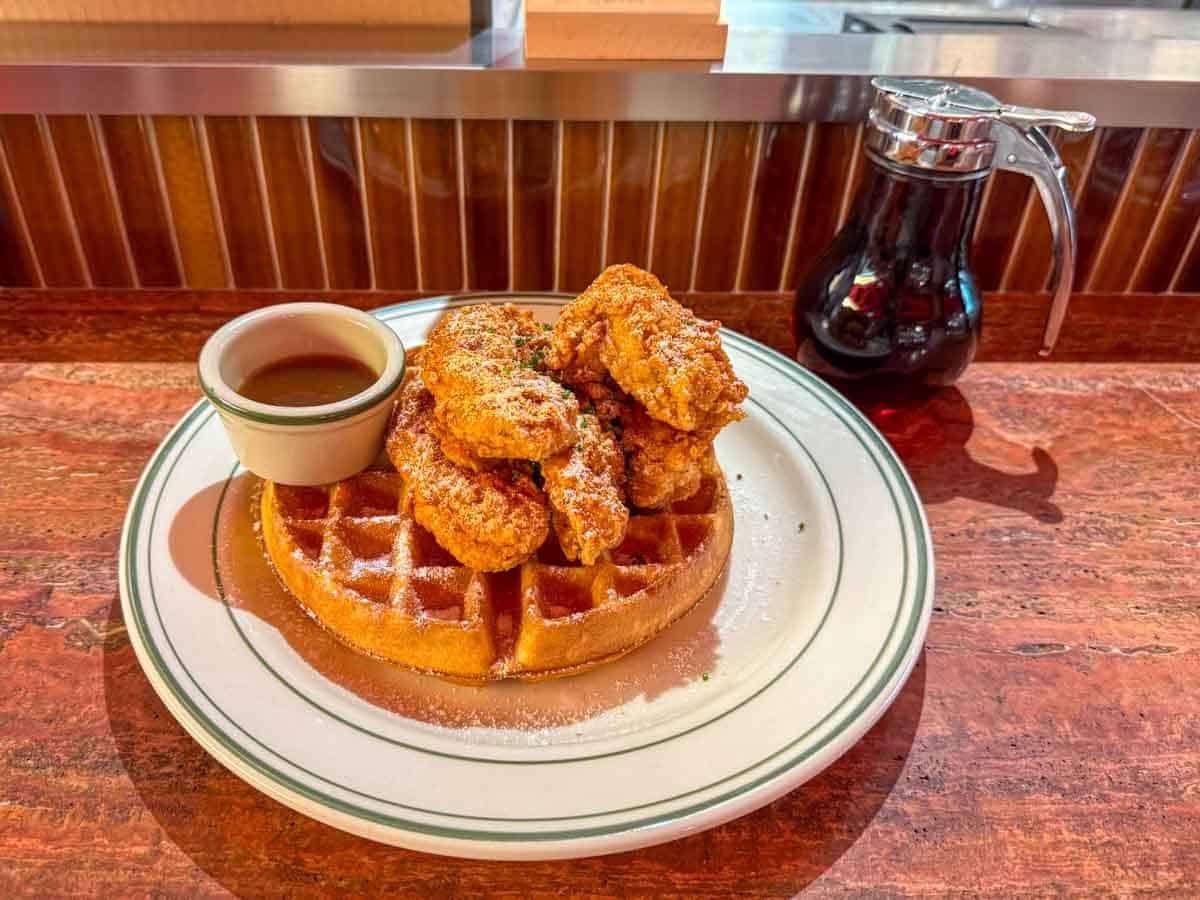 the campus ampang - chicken & waffles