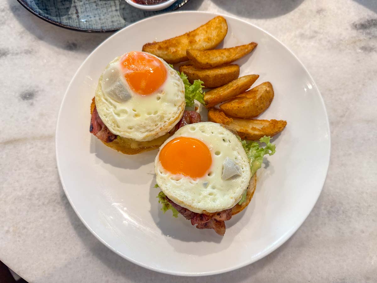 the canteen by tin box - asian eggs benedict