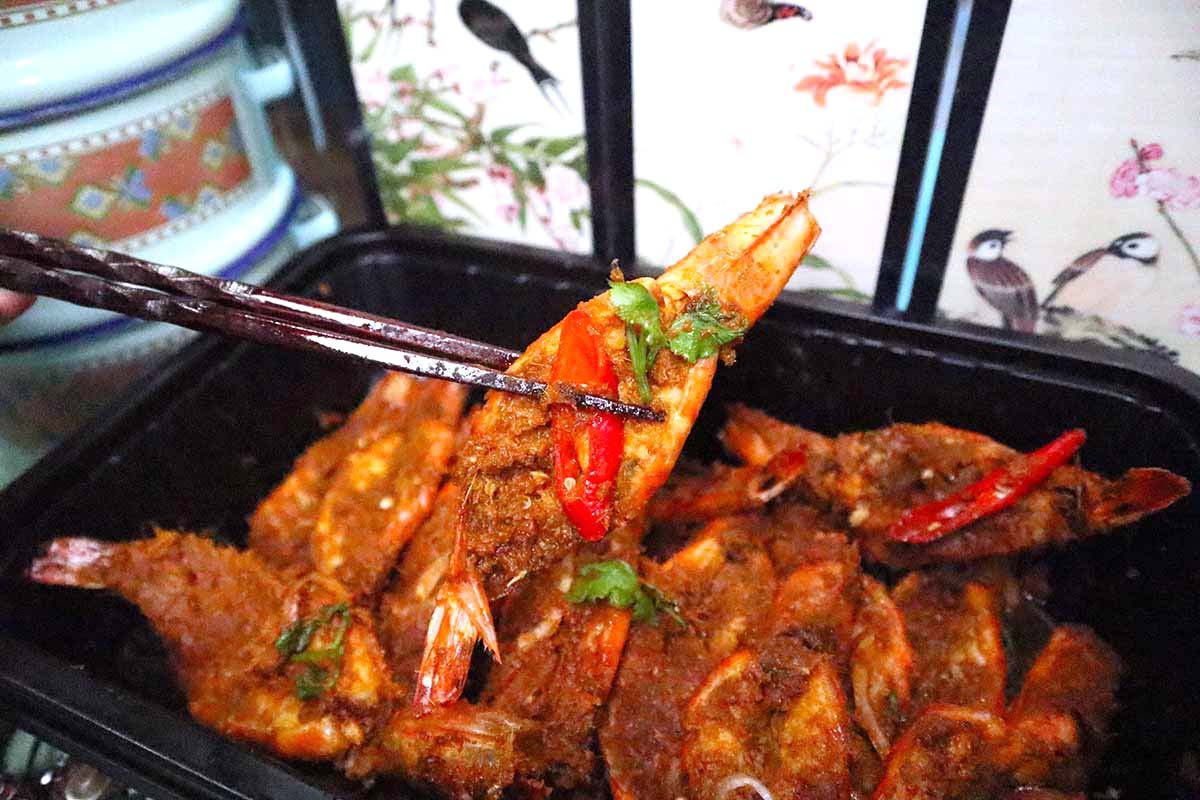 catering - prawn