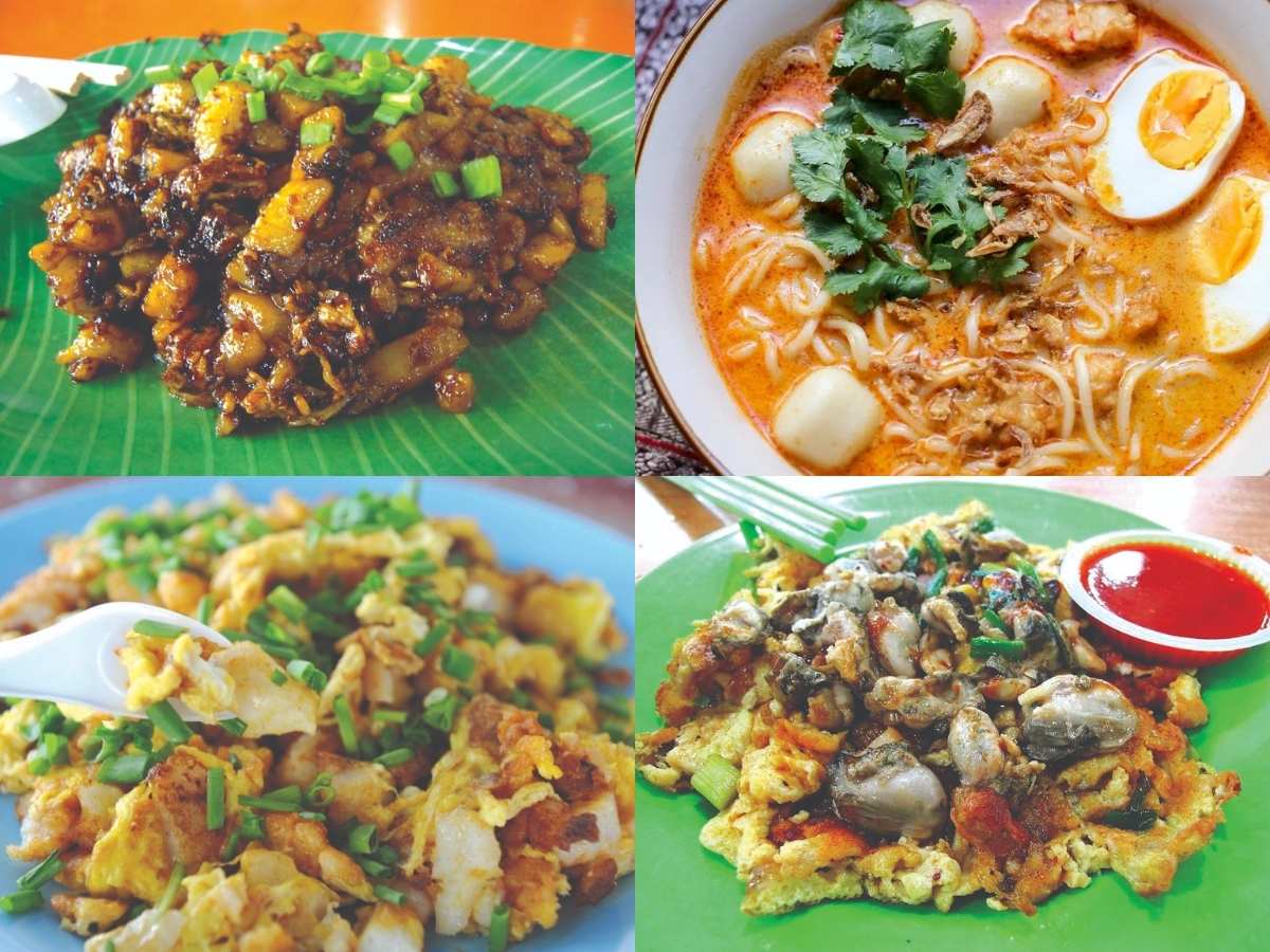 89.7FM Supper Club - omelette, carrot cakes and laksa