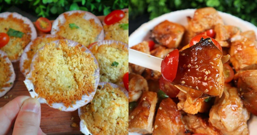best catering - scallop and chicken dish