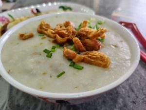 Chef Oh HK Style Cheong Fun • Porridge - Preserved Egg Minced Meat Porridge Chef Oh HK Style Cheong Fun • Porridge - Preserved Egg Minced Meat Porridge