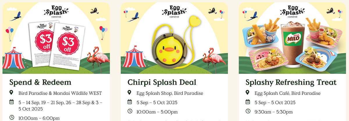 Egg Splash Bird Paradise - promos